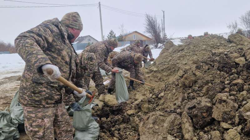 Минобороны Казахстана готовится к весеннему паводку