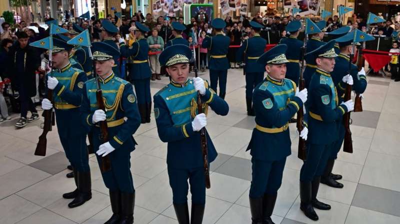 Песни Победы прозвучали в Астане